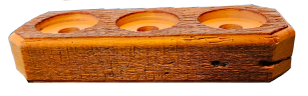 Rustic Three Place Candle Holder