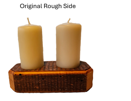 Rustic Two Place Candle Holder