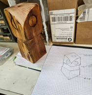Rustic Owl Candle Holder