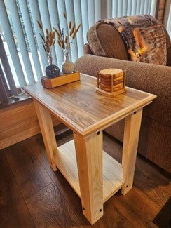 Rustic/Modern End Table